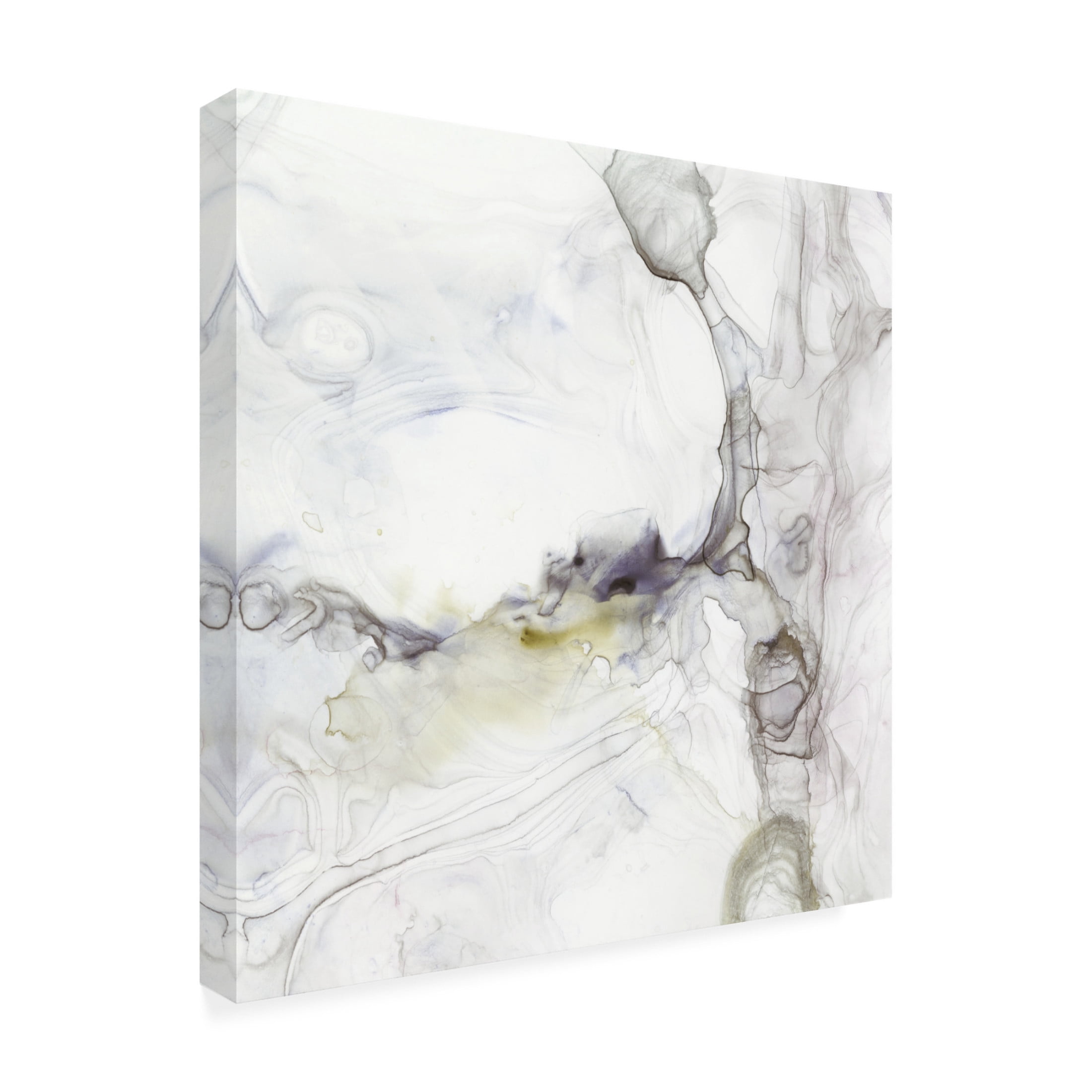 Canvas Wall Art - Victoria Borges 'Sedimentary I' Wall Art for Living Room, Bedroom, or Office Décor by Trademark Fine Art - 14 x 14 Inches