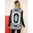 thumbnail image 2 of Roaman's Women's Plus Size Diamond Cage Cardigan Sweater, 2 of 3