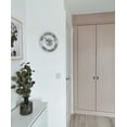 thumbnail image 2 of NEXTIME WALL CLOCK RETRO - METAL & CLEAR GLASS, 2 of 11