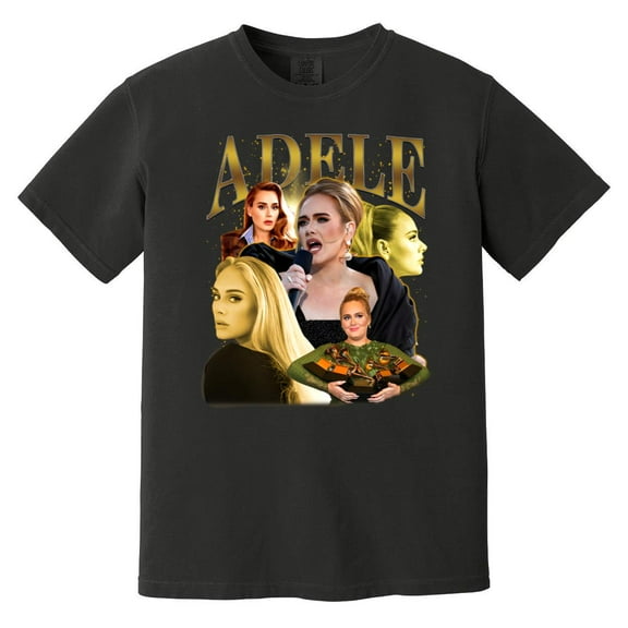 Adele Pop Music Singer Songwriter Fan Gift Graphic Print Tee Comfort Color T-Shirt