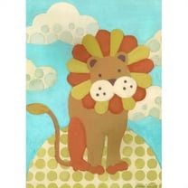 oopsy daisy - leo lion canvas wall art 10x14, sally bennett