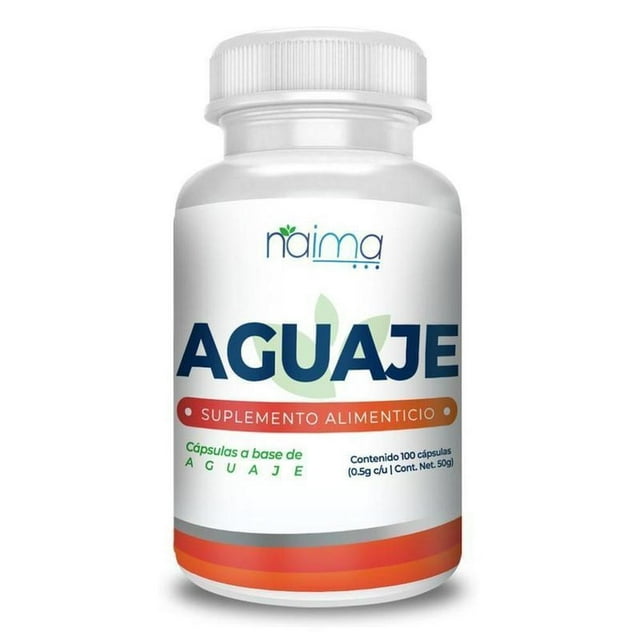 Suplemento Alimenticio Aguaje 100 Cápsulas De 500 Mg Naima Lab Antioxidante