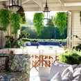 thumbnail image 3 of Huryfox Artificial Hanging Plants Fern Vine - 6PC Fake Ivy Leaves Decoration for Indoors & Outdoors, Faux Foliage Greenery Decor for Living Room, Kitchen, Balcony, Garden, Bedroom, Farmhouse Aestheti, 3 of 8