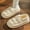 Beige, variant on Tawop Home Slipper Female Fallen Indoor Thick Plush Comfort Slipper Booties Ankle Detachable Casual Beige Size：36