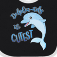 thumbnail image 4 of Inktastic Dolphin-itely the Cutest Boys or Girls Baby Bib, 4 of 4