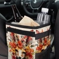 thumbnail image 6 of Floral Animal Foldable Car Trash Bin Mini Trash Can with Lid, Leak-proof, Hanging Storage Bag - Car Garbage Can, 6 of 6
