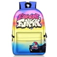 thumbnail image 5 of Style9Friday Night Funkin Series Bag Mochila diaria con estampado de dibujos animados con hombros anchos, 5 of 5