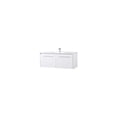 thumbnail image 4 of Elegant Lighting Vf45048 Tessa 48" Wall Mounted Single Basin Vanity Set - White, 4 of 4