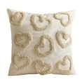thumbnail image 2 of Gaiwos Valentine's Day Heart Throw Pillow Covers, Heart Embroidery Love Pillow Cases, Valentines Day Decor for Home Living Room Bed Couch Covers, 18 * 18 in, 2 of 4