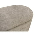 thumbnail image 3 of Jackie Storage Bench in Contemporary Slate Multi-Weave Fabric on Solid Wood Base, 3 of 6