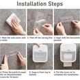 thumbnail image 5 of Dispensador de toallas de mano, Dispensador de toallas de papel, Dispensador multifunción para baño, Blanco, 5 of 5