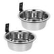 thumbnail image 4 of GOOHOCHY 2 juegos de comederos elevados para perros que ahorran espacio y se montan en la pared. Comedero de acero inoxidable para perros. Cuencos colgantes para comida y agua., 4 of 7