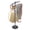 Black, variant on Spiral Clothing Rack, Rotating Iron Garment Rack with Large Diameter Base, Clothing Rack for Home, Store (White)