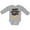 AC-Heather Grey, variant on Inktastic Happy Birthday Daddy Party Boys or Girls Long Sleeve Baby Bodysuit