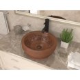 thumbnail image 3 of Anzzi LS-AZ336 20 in. Admiral Handmade Vessel Sink with Floral Design Interior in Polished Antique Copper, 3 of 4