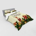 thumbnail image 2 of Ambesonne Christmas Bedding Set 4 Pcs, Noel Ribbons, Queen, Multicolor, 2 of 2