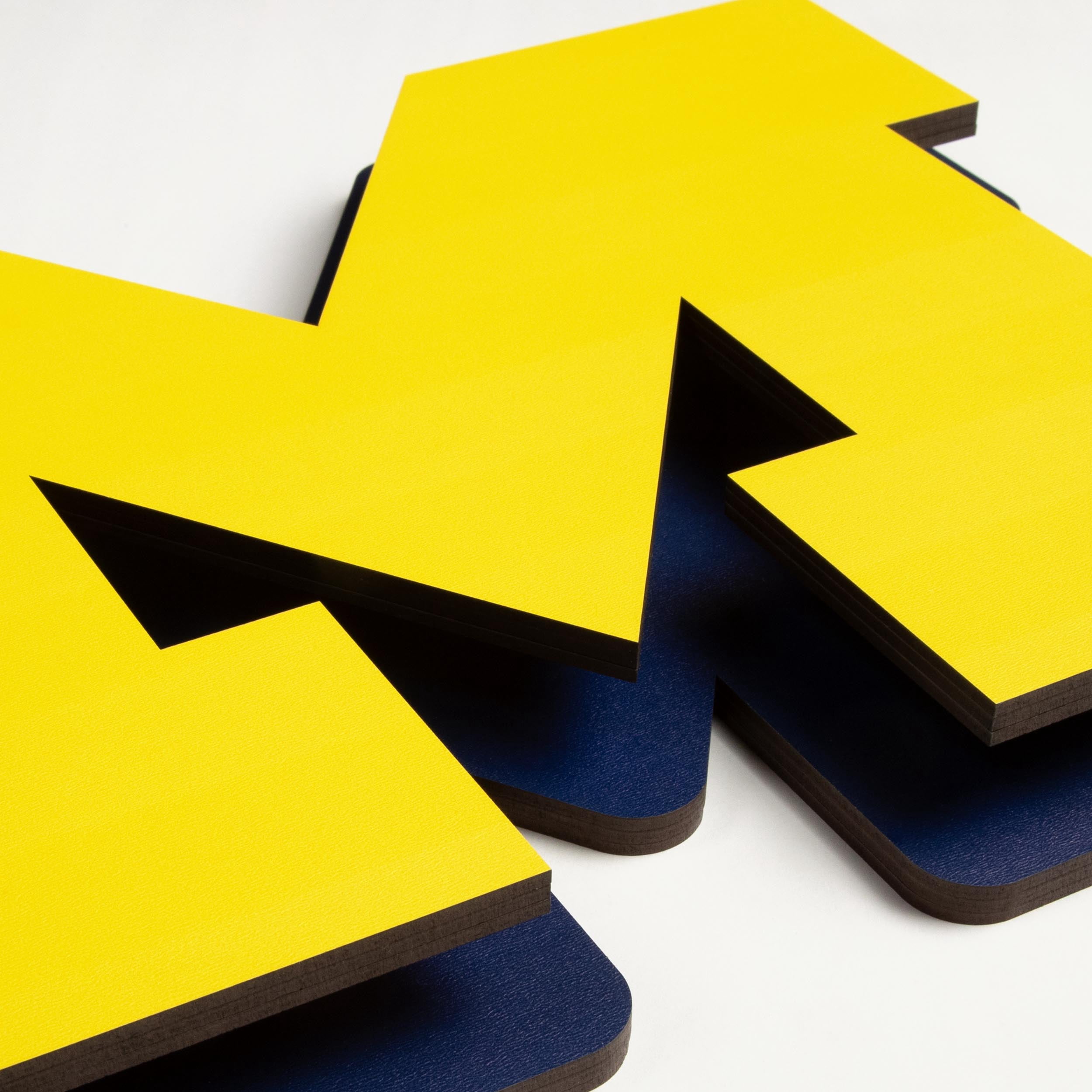 YouTheFan NCAA Michigan Wolverines 3DX Die Cut Wall Art