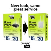 Straight Talk Home Phone base, White, CDMA LTE, Prepaid