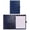 Blue, variant on Youersen Padfolio Portfolio Organizer Folder with Calculator for Office, Gift, Pu Leather Black