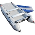 thumbnail image 2 of BRIS 11 ft Inflatable Catamaran Inflatable Boat Inflatable Dinghy Mini Cat Boat Gray, 2 of 2