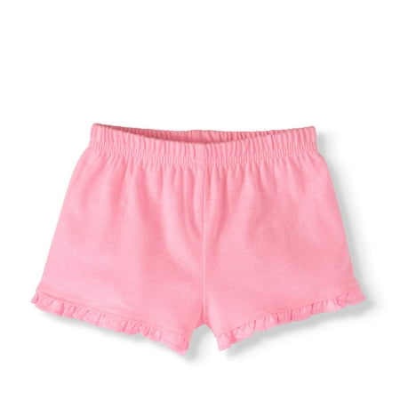 Garanimals Baby Girls' Solid Knit Ruffle Shorts