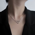 thumbnail image 6 of XISAOK Turning Love Niche Heart-shaped Hollow Sweater Chain Valentine's Day Gift, 6 of 10