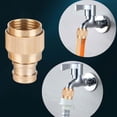 thumbnail image 5 of Ohmyroo Brass Hose Nozzle And Connector Set Adjustable Garden Tap Fittings For Washing, 5 of 5