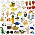 thumbnail image 1 of Pines Kawaii EOGOW 25 Pcs de Pines de Esmalte Aesthetic para Mochilas Sudaderas Sombreros Chaquetas Decoración Estilo Aleatorio Sin Repetir, 1 of 3