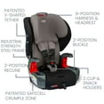 thumbnail image 3 of Britax Grow With You ClickTight Harness-2-Booster Car Seat, 2-in-1 High Back Booster, Gray Contour, 3 of 7