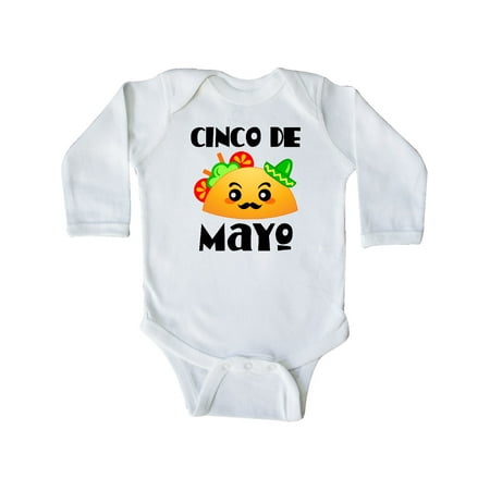 

Inktastic Cinco De Mayo Taco Party Gift Baby Boy or Baby Girl Long Sleeve Bodysuit