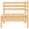 thumbnail image 5 of vidaXL Solid Pinewood Lounge Set 4 Piece Patio Garden Furniture Multi Colors, 5 of 20