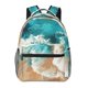 thumbnail image 1 of Disketp Ocean Wave Crash Mochila Estampada para Hombre y Mujer – Mochila Ligera Clásica con Múltiples Bolsillos para Universidad, Trabajo y Viajes-One Size, 1 of 5