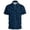Dark Blue, variant on YAYUBA Black Polo Shirts for Men Cotton Button Down Crew Neck Big and Tall Collared Shirt Quick Dry Athletic Fit Oversized Casual Polo Tops