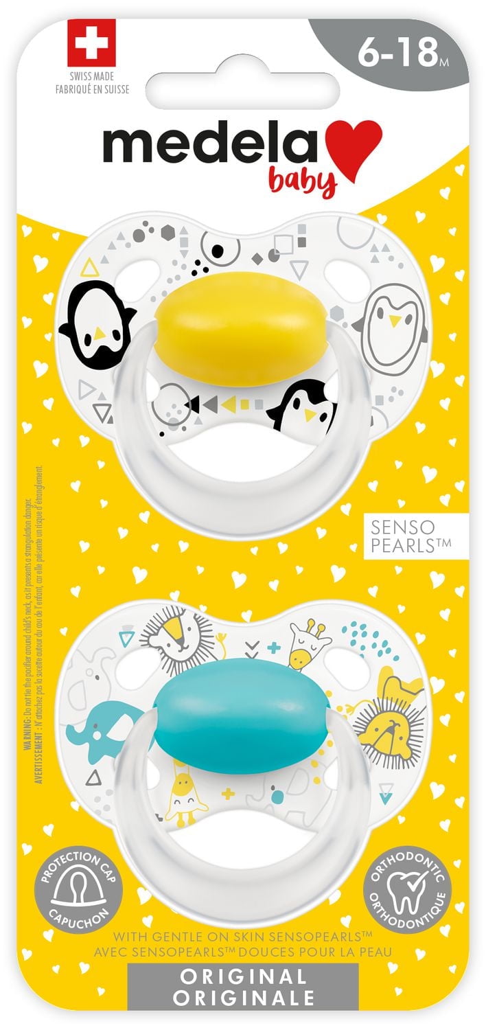 Medela Baby new ORIGINAL Pacifier, Perfect for everyday use, BPA free, Lightweight and orthodontic