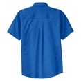 thumbnail image 6 of Yellow Rooster Men's Short Sleeve Easy Care Shirt Strong Blue 5XL, 6 of 6