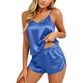 thumbnail image 3 of Bovxnpu Womens Pajama SetCami and Shorts Set Loungewear Sleepwear, 3 of 10