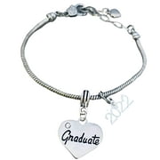 Infinity Collection 2022 Graduation Charm Bracelet, Girls Graduation Gift, Graduation Jewelry Gift for 2022 Middle, High School and College Graduates, Class of 2022