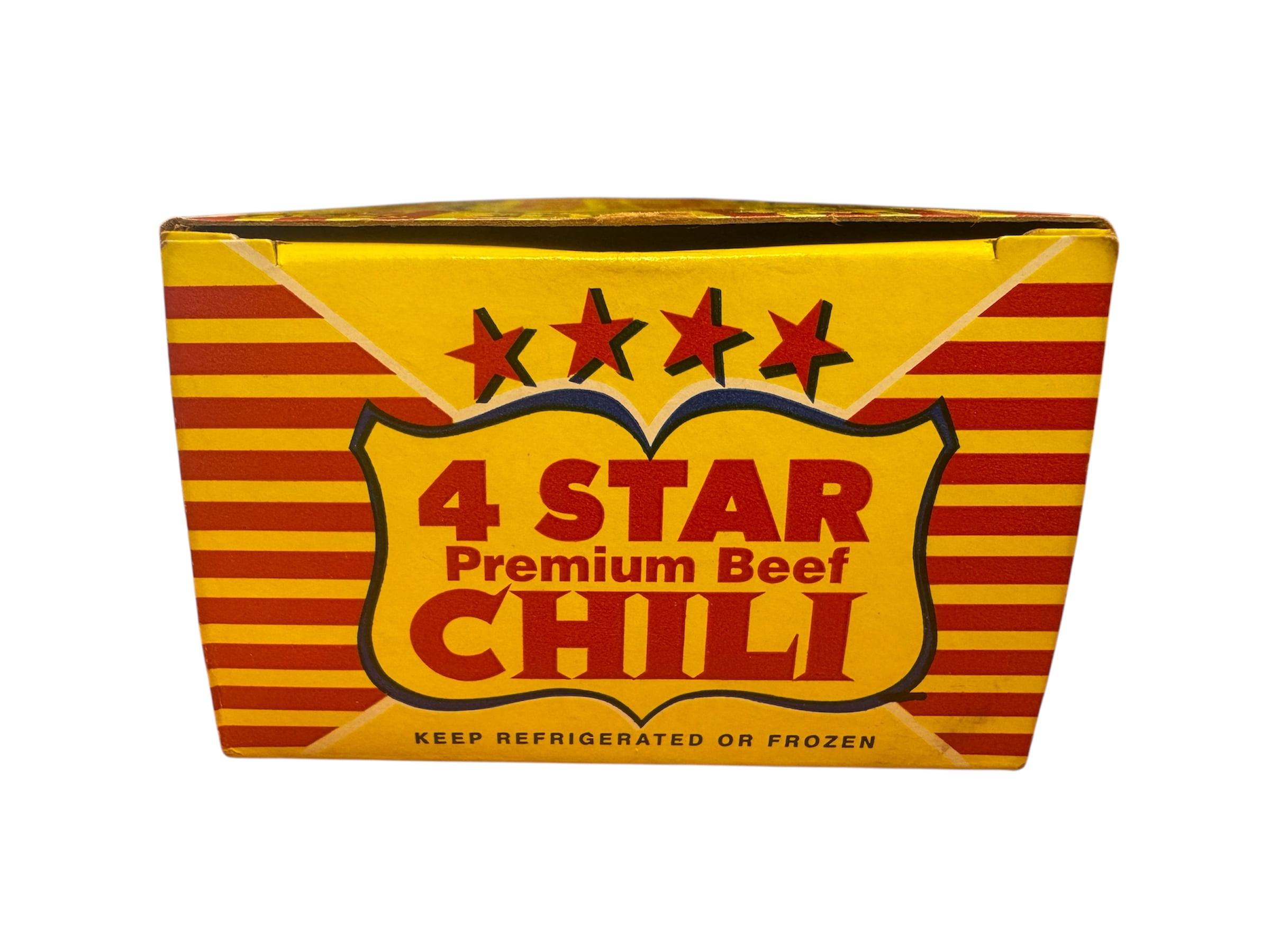 Refrigerated Ready-to-Eat Chilled Famous Brand 4 Star Famous Beef Chili, 15 oz