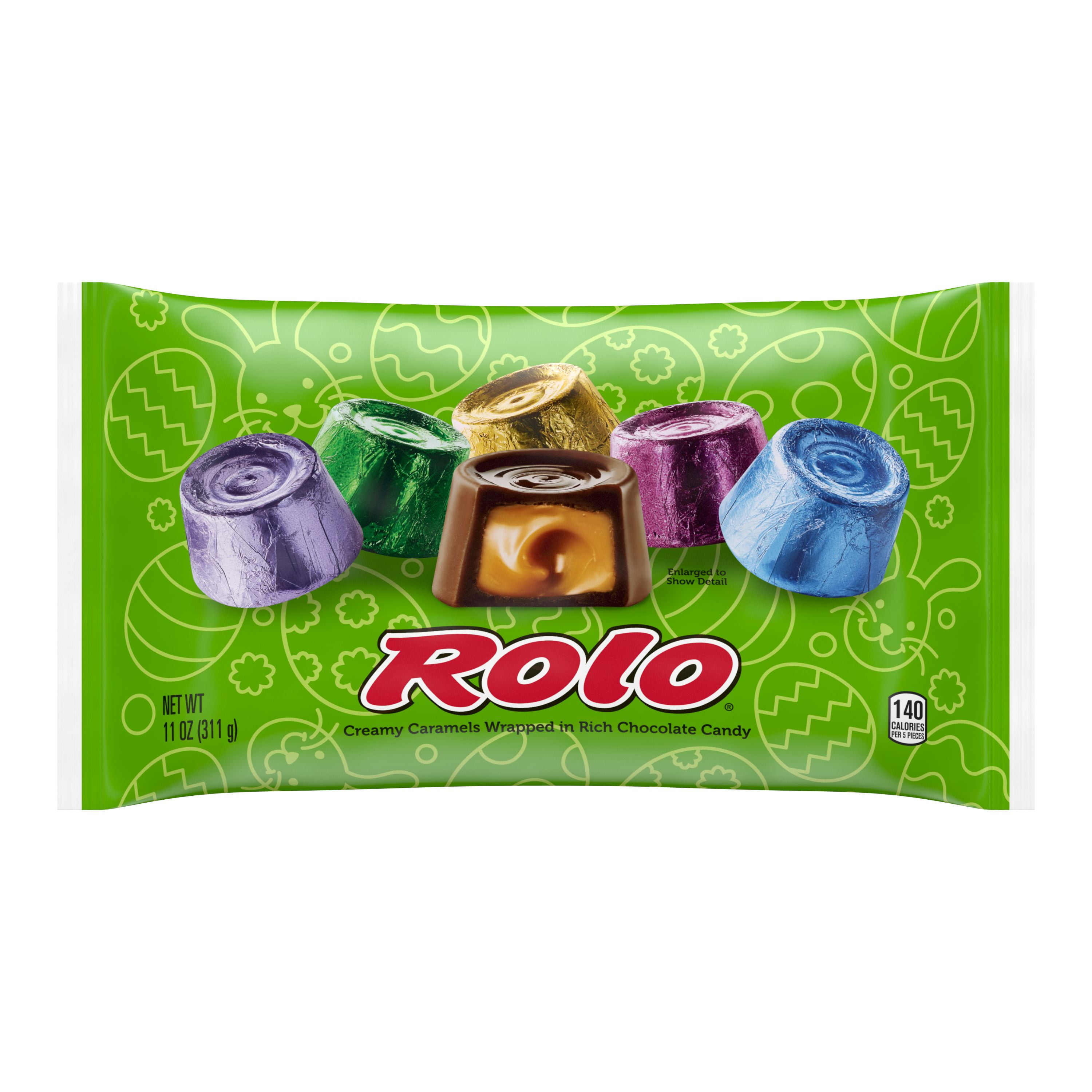 ROLO, Milk Chocolate Caramel Candy, Easter, 11 oz, Bag