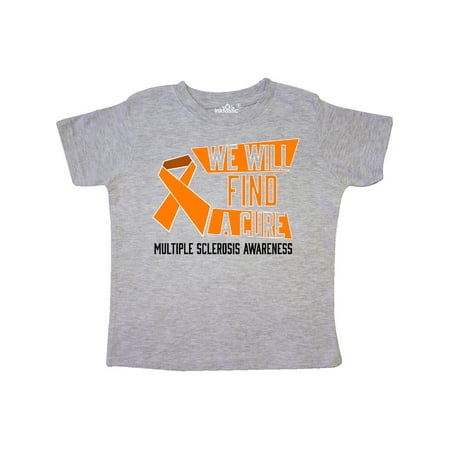 

Inktastic We Will Find a Cure- Multiple Sclerosis Awareness Gift Toddler Boy or Toddler Girl T-Shirt
