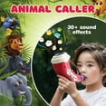 thumbnail image 4 of Animal Caller Toys for Kids Toddlers, 2 Modes & 30 Animal Sounds Toys for Boys Girls Ages 3+, Hunting Toys Horn for Outdoor Nature Exploration, 5-Level Lights, Lung Capacity Training, Red, 4 of 7