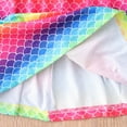 thumbnail image 3 of Toddler Girl Summer Sleeveless Dresses Spring Mermaid Sundress 3T (Mermaid-262), 3 of 6