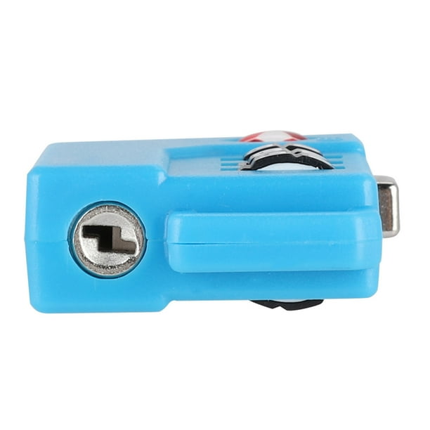 Cerradura de Alambre de Acero Contraseña de 3 Dígitos Cerradura de Alambre de Acero Tsa Cerradura de Código de Aduanas para Equipaje de Maleta de Viaje negro