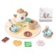 thumbnail image 3 of Juego de té de la tarde de madera para niños pequeños, divertido juego de rol Estilo A, 3 of 9