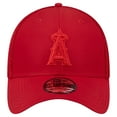 thumbnail image 2 of Men's New Era Red Los Angeles Angels Team Tone 39THIRTY Flex Hat, 2 of 6