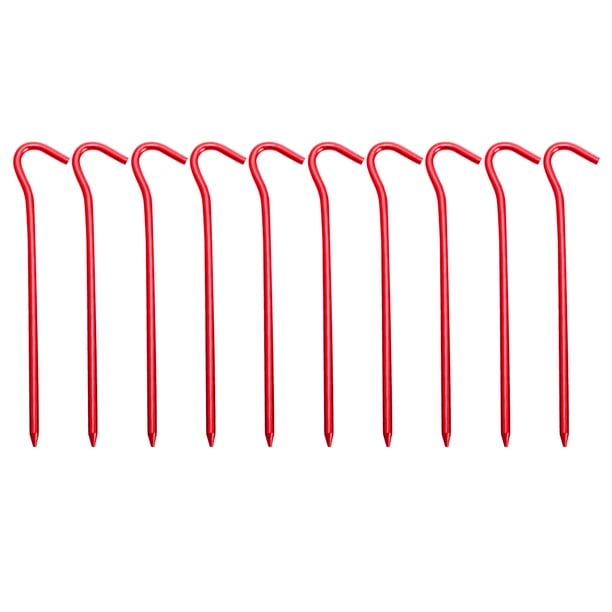 Estacas para tienda Clavos de tierra Estacas de jardín portátiles resistentes para hamaca Camping Toldo Toldo JShteea El nuevo