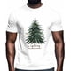 thumbnail image 2 of Camisetas informales de manga corta con diseño abstracto de árbol de Navidad para hombre, 2 of 8