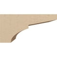 thumbnail image 3 of 6"W x 12"D x 6"H Wide Monterey Rough Cedar Woodgrain TimberThane Corbel, Primed Tan, 3 of 6