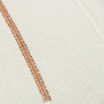 thumbnail image 2 of Rizzy Home Ivory/Brown 20"X20" Geometric Woven Poly Filled Throw Pillow, 2 of 5