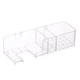 thumbnail image 1 of Hyasfey Hair Dryer Holder Punch-free Suction Type Transparent Wall Storage Caddy Hair Blower Organizer Wall Mount Bathroom Comb Scissors Storage Rack, 1 of 6